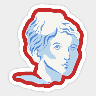 Statue Face Sticker